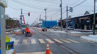 新発田市内における交通誘導警備