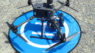 ドローンの離発着場